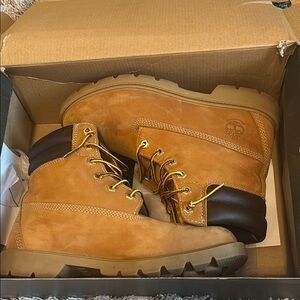 Timberland Tan and Brown Boots with Durable Construction